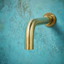 Scudo Core Brass Wall Mounted Basin Mixer