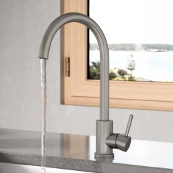 Scudo Manhattan Stainless Steel Kitchen Tap