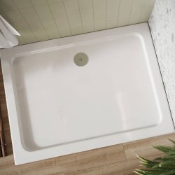 Scudo Shires 1400 x 700mm White Rectangular Shower Tray