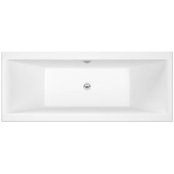 Nuie Asselby 1700 x 700mm Square Double Ended Bath