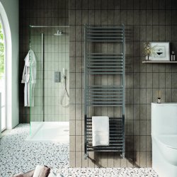 Scudo Simona Chrome 1600 x 500mm Towel Radiator