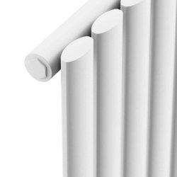 Scudo Apex White 600 x 1121mm Horizontal Single Designer Radiator
