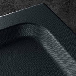 Kudos Kstone 1400 x 900mm Anti Slip Slate Grey Rectangular Shower Tray 