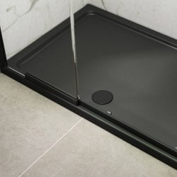 Kudos Kstone 1400 x 900mm Anti Slip Slate Grey Rectangular Shower Tray 