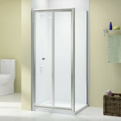 Merlyn Ionic Source 900mm Bifold Shower Door Recess