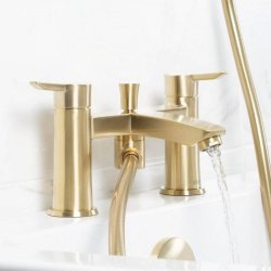 Bristan Apelo Brushed Brass Bath Shower Mixer