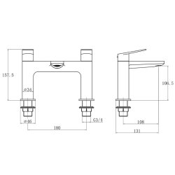 Trisen Roveri Chrome Bath Filler Data Sheet
