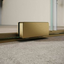 Scudo S8 Momentum 1100mm Sliding Wetroom Panel Brushed Brass