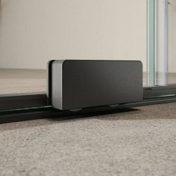 Scudo S8 Momentum 1000mm Sliding Wetroom Panel Gunmetal