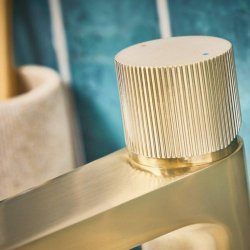 Scudo KOKO Brushed Brass Mono Basin Mixer
