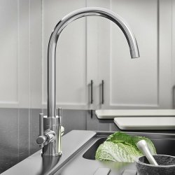 Trisen Avara Chrome Two Handle Kitchen Mixer