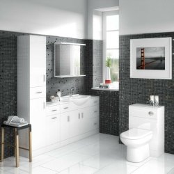 Nuie Mayford 350mm White Tallboy Unit