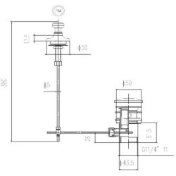Nuie Push Button Slotted Basin Waste Data Sheet
