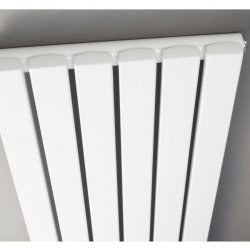 Nuie Sloane White 1800 x 354mm Vertical Single Panel Radiator