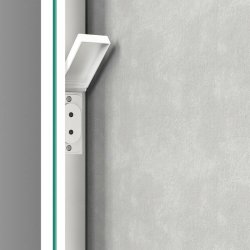 Ajax Candlesbury 800 x 600mm Rectangular Front Lit LED Mirror