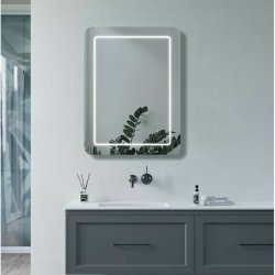 Ajax Calver 800 x 600mm Rectangular Front Lit LED Mirror