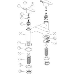 Ajax Ancholme Chrome Bath Filler