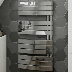 Ajax Healing 1080 x 550mm Chrome Square Ladder Towel Warmer