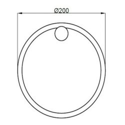 Ajax Bradley Matt Black Towel Ring