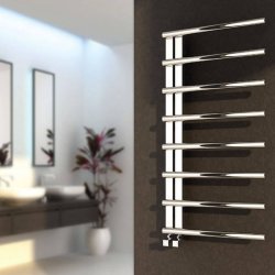 Reina Celico Stainless Steel Designer Towel Rail 585 x 500mm