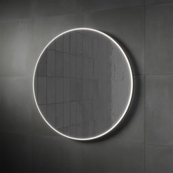 HiB Air Round 80 LED Framed Bathroom Mirror