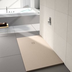 Merlyn Truestone Sandstone 1000 x 800mm Rectangular Tray