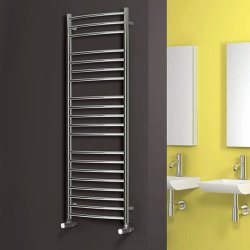Reina Eos 1500 x 600mm Curved Stainless Steel Towel Rail