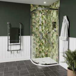 Burlington Classique Chrome 800mm Quadrant Shower Enclosure