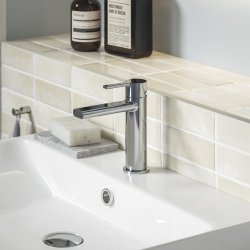 Ajax Freshney Chrome Basin Mixer and Waste