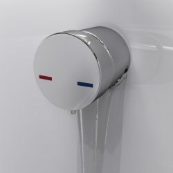 Ajax Chrome Overflow Bath Filler and Waste