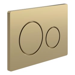 Ajax Slimline Concealed Cistern Brushed Bronze Flush Plate