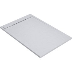 Ajax Linear White Slate 1000 x 800mm Rectangular Shower Tray