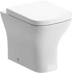 Ajax Binbrook Rimless Back To Wall WC and Soft Close Seat Wrapover Soft Close Seat