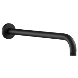 Ajax Thrunscoe Matt Black Round Shower Valve and Fixed Shower Head