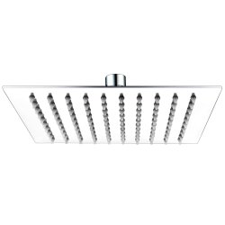 Ajax Hedon Chrome Square Two Outlet Shower Set