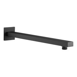 Ajax Hedon Matt Black Square Two Outlet Shower Set