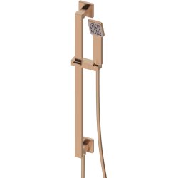 Ajax Hedon Brushed Bronze Square Concealed Shower Valve with Riser Kit
