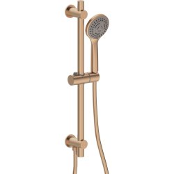 Ajax Thrunscoe Brushed Bronze Round Concealed Shower Valve with Riser Kit