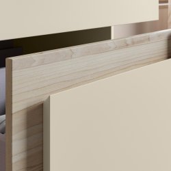 Ajax Brocklesby 1210mm Matt Cotton Wall Hung Double Vanity Unit with Thin Edge Basins Ajax Brocklesby 1210mm Matt Cotton Wall Hung Double Vanity Unit with Thin Edge Basins Lifestyle