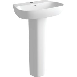 Ajax Appleby 600mm 1TH Basin and Full Pedestal