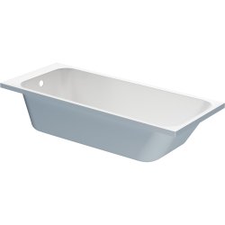 Ajax Scampton 1700 x 700mm Round Thin Edge Single Ended Bath