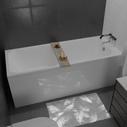 Ajax Scampton 1700 x 700mm Round Thin Edge Single Ended Bath