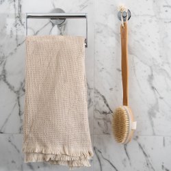 Smedbo Dot Chrome Square Towel Ring