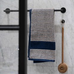 Smedbo Dot Matt Black Towel Rail