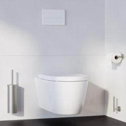 Smedbo Home Brushed Nickel Spare Toilet Roll Holder