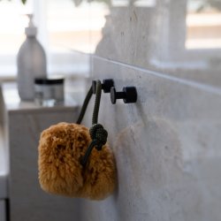 Smedbo Home Black Multi Purpose Hook Pair