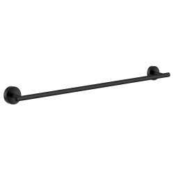 Smedbo Home Black Single Towel Rail