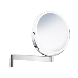 Smedbo Outline Chrome Wall Mounted LED Makeup Mirror