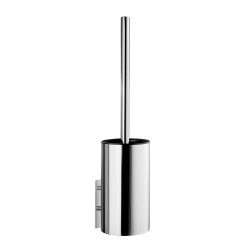 Smedbo Beslagsboden Polished Stainless Steel Self Adhesive Toilet Brush and Holder