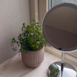 Smedbo Beslagsboden Chrome Freestanding LED Makeup Mirror